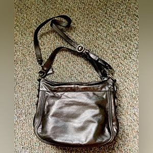 Coach Metallic Leather Handbag